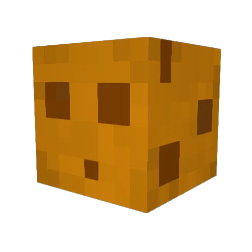 MargaritaDorada Minecraft avatar head, 3D render