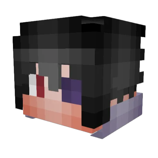 Margay16 Minecraft avatar head, 3D render