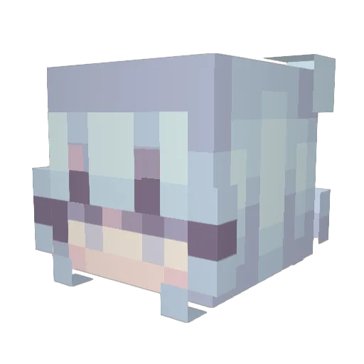 Marghe095020 Minecraft avatar head, 3D render