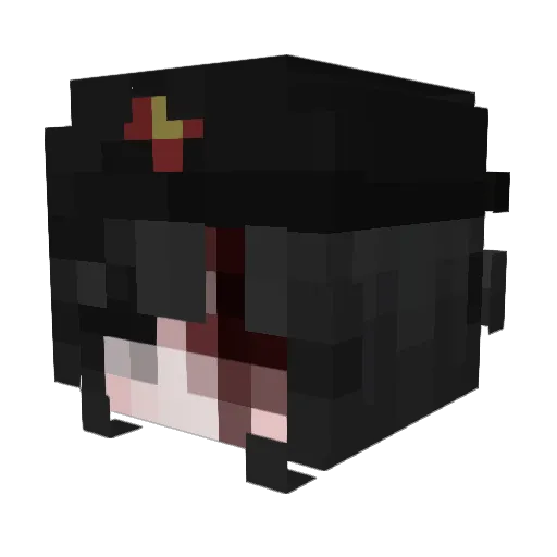 Marghisari Minecraft avatar head, 3D render