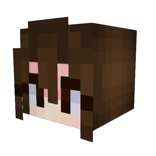 Margoggles Minecraft avatar head, 3D render
