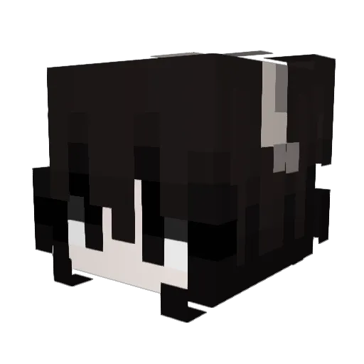 Marhe Minecraft avatar head, 3D render