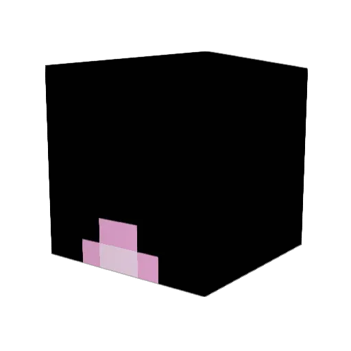 Mari481 Minecraft avatar head, 3D render