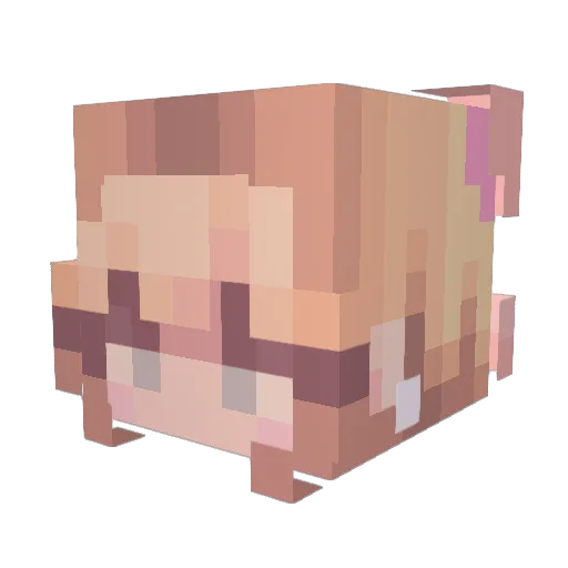 MariTMJ Minecraft avatar head, 3D render