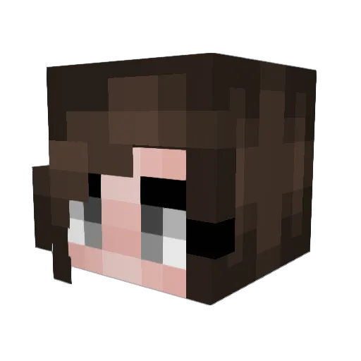 MariVerz Minecraft avatar head, 3D render