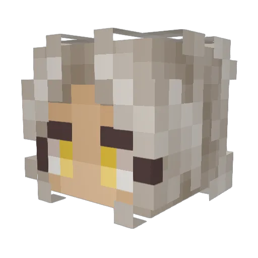 Mari_Nelli Minecraft avatar head, 3D render