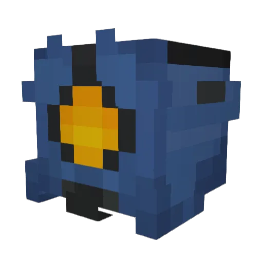 Mari_theGhost Minecraft avatar head, 3D render