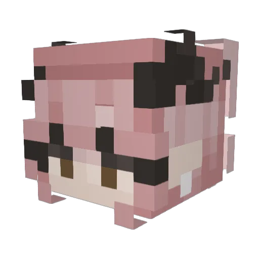 MariaMA23 Minecraft avatar head, 3D render