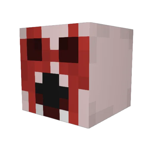Mariach1Loco Minecraft avatar head, 3D render