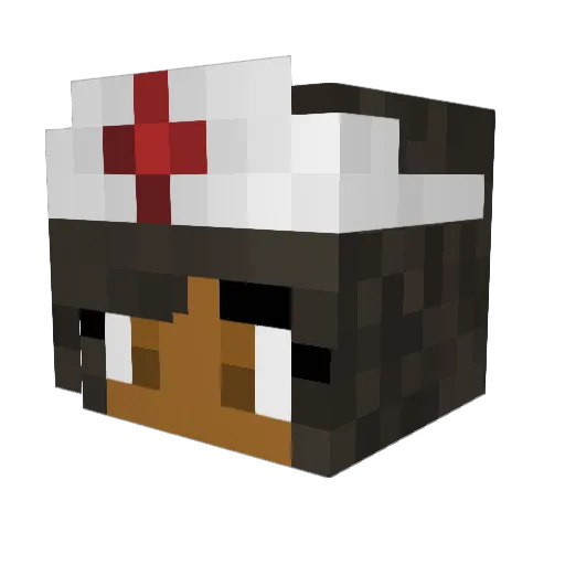 MariahEmani Minecraft avatar head, 3D render