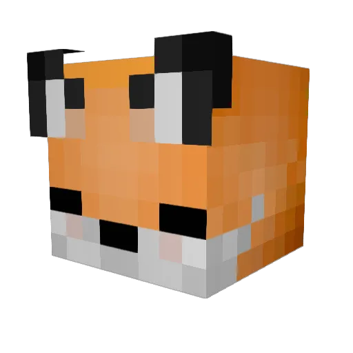 Marianooos Minecraft avatar head, 3D render