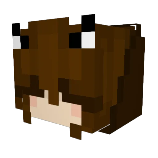 Mariast_ Minecraft avatar head, 3D render