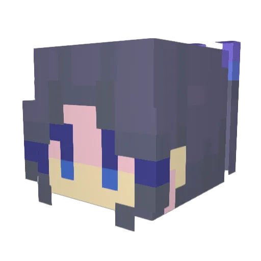 MaribooKT Minecraft avatar head, 3D render