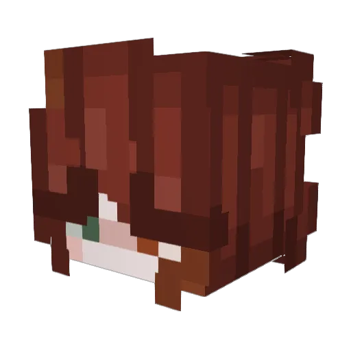 Maric023 Minecraft avatar head, 3D render