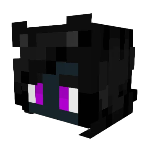 Marie432 Minecraft avatar head, 3D render