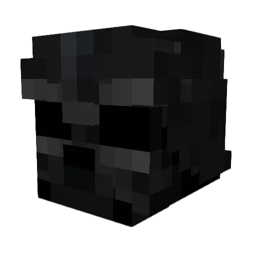 MarieMathias Minecraft avatar head, 3D render