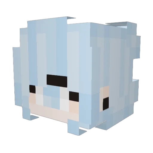 Marie_Dah_Demon Minecraft avatar head, 3D render