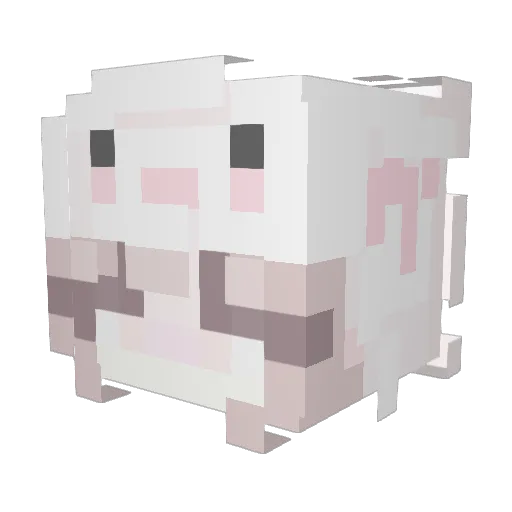 Mariee_2880 Minecraft avatar head, 3D render
