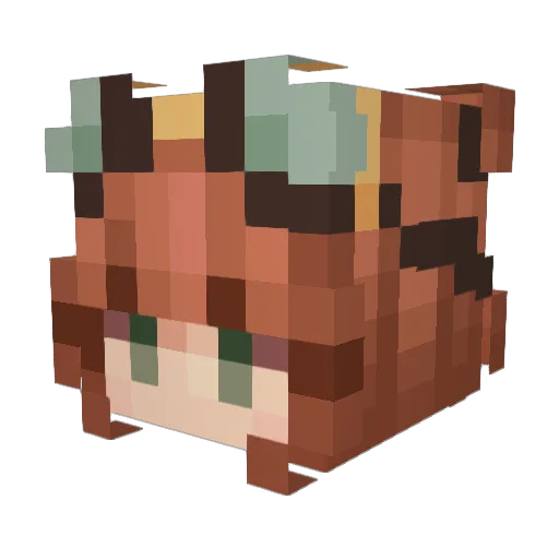 Minecraft-Avatar von Marielkschen: Kopf als 3D-Render