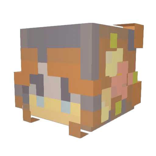 Marigold05 Minecraft avatar head, 3D render