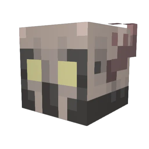 MarigoldMaf Minecraft avatar head, 3D render