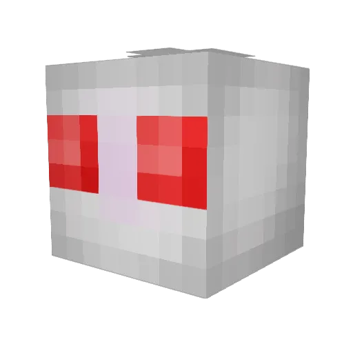 Marigonethon Minecraft avatar head, 3D render