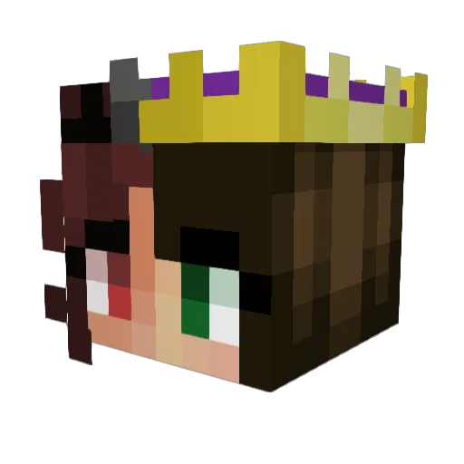 Marilyn1999 Minecraft avatar head, 3D render