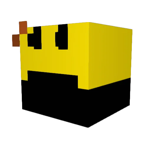 MarinaSilly Minecraft avatar head, 3D render