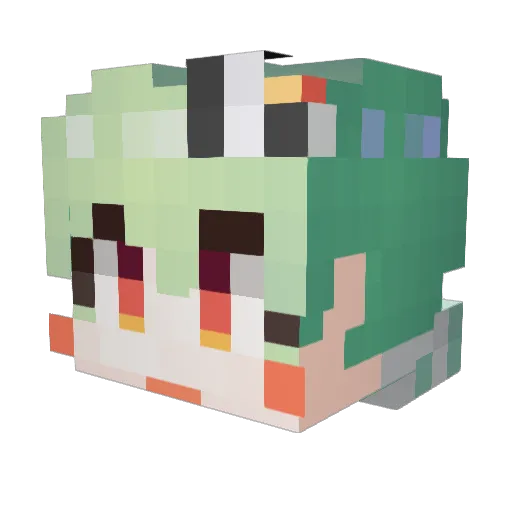 Marine0604 Minecraft avatar head, 3D render