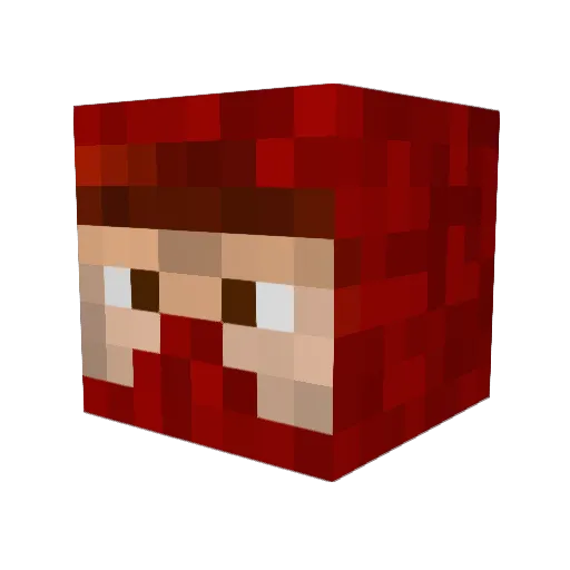 Marine711 Minecraft avatar head, 3D render