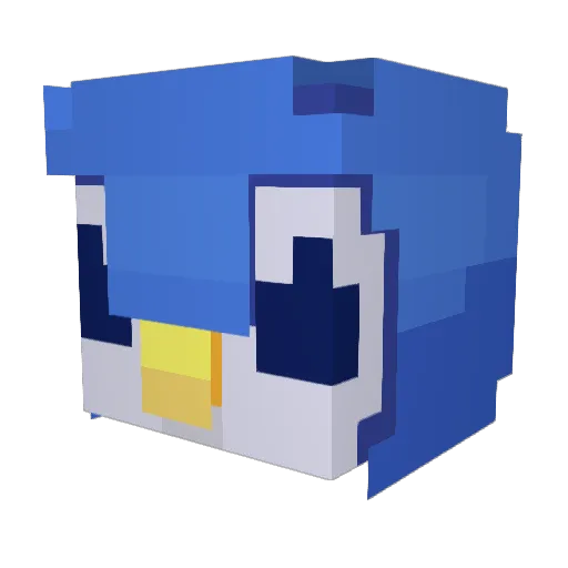 MarineNinja2012 Minecraft avatar head, 3D render
