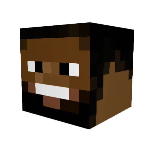 MarinerAshley Minecraft avatar head, 3D render