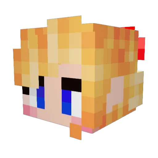 Marinon0712 Minecraft avatar head, 3D render