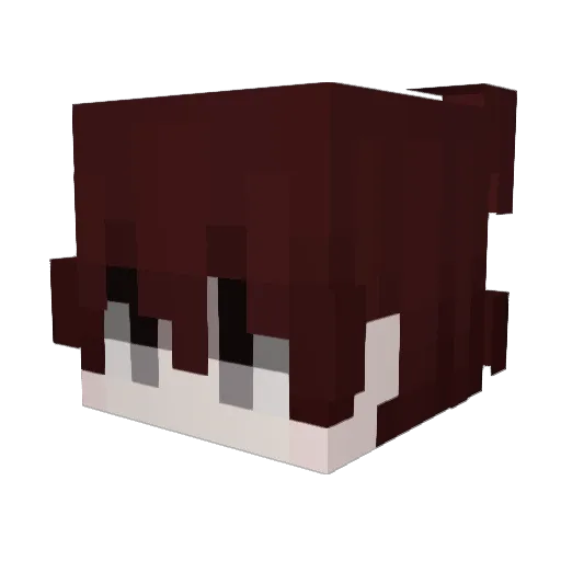 Marinsz Minecraft avatar head, 3D render