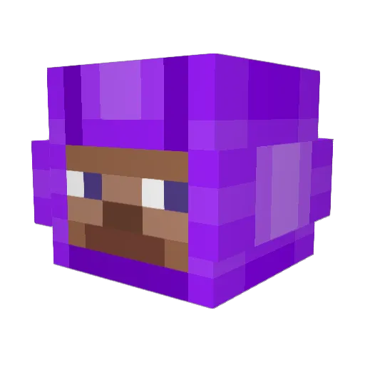 MarioBn75 Minecraft avatar head, 3D render
