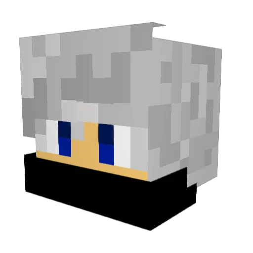 MarioBoiii Minecraft avatar head, 3D render