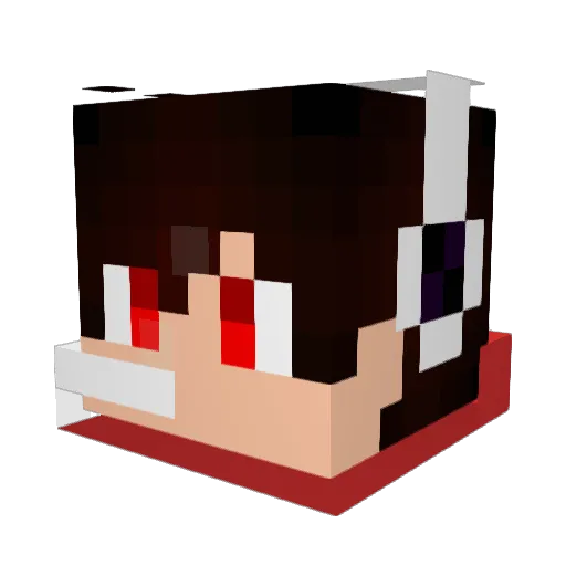 MarioGamer706 Minecraft avatar head, 3D render