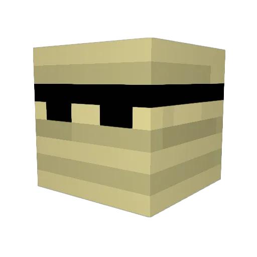 MarioGuti94 Minecraft avatar head, 3D render