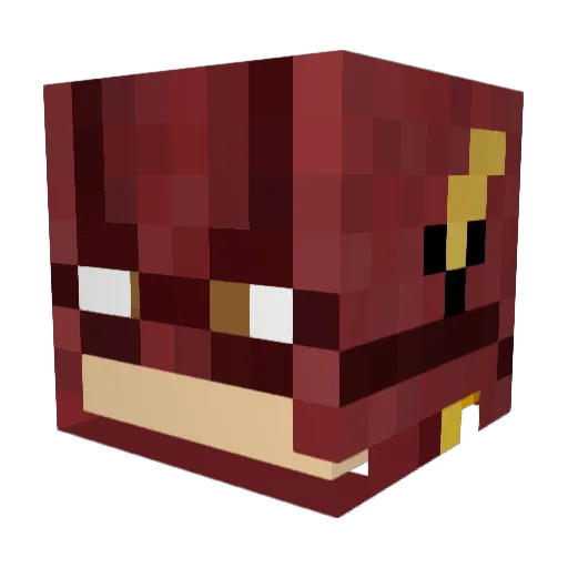 MarioHPQ Minecraft avatar head, 3D render