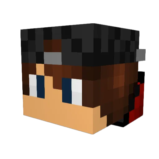 MarioLol2003 Minecraft avatar head, 3D render