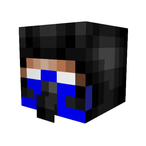 MarioLuigi626 Minecraft avatar head, 3D render