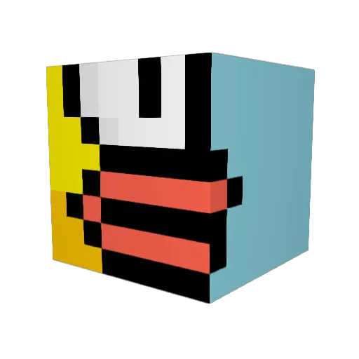 MarioLuigiBoss Minecraft avatar head, 3D render