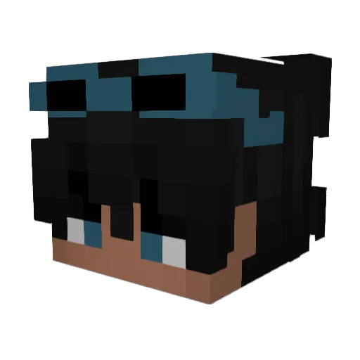 MarioPlay12 Minecraft avatar head, 3D render