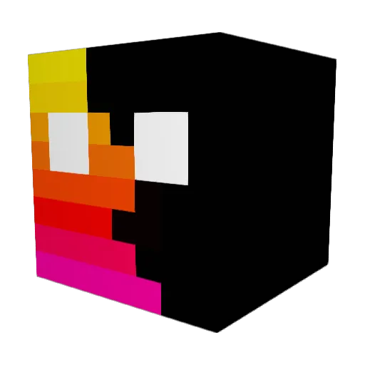 MarioPoiss Minecraft avatar head, 3D render