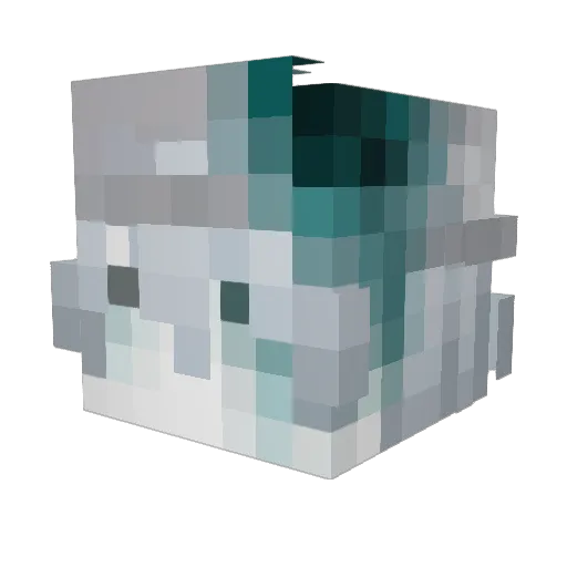MarioRobin2 Minecraft avatar head, 3D render