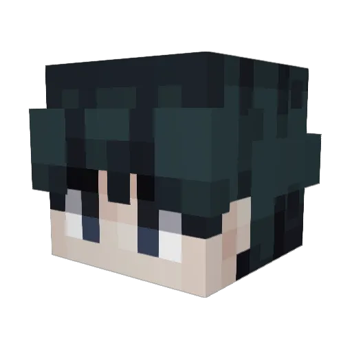 MarioSG18 Minecraft avatar head, 3D render