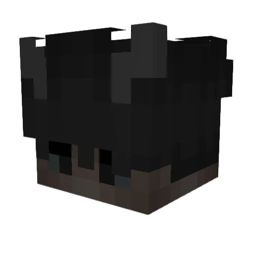 Mario_2020 Minecraft avatar head, 3D render