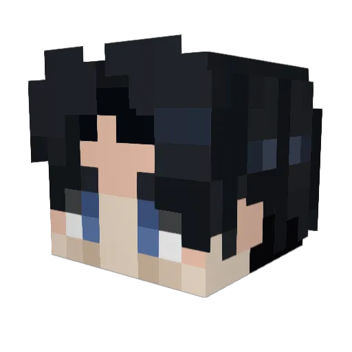 Marioburn Minecraft avatar head, 3D render