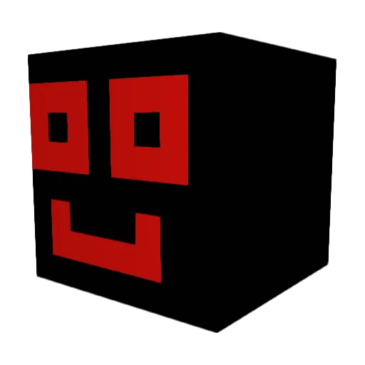 Mariocik Minecraft avatar head, 3D render