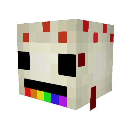 Mariomaker8910 Minecraft avatar head, 3D render